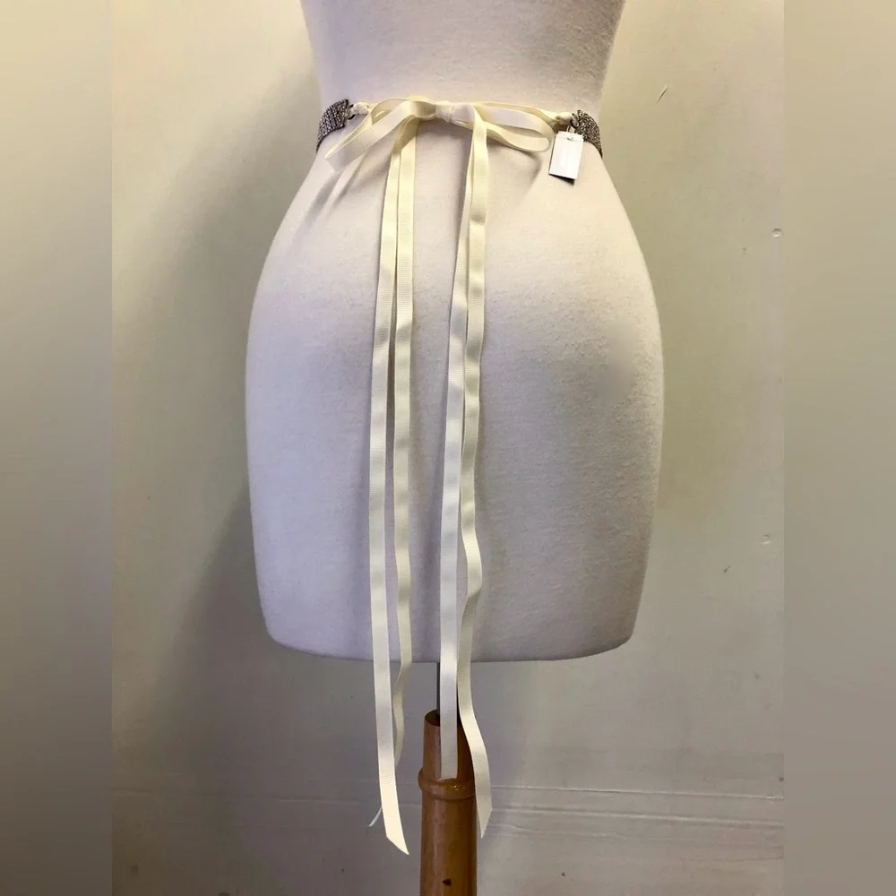 Natasha Couture Bridal Rhinestone Wedding Belt Sash